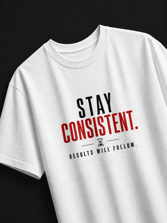 Stay Consistent - Motivational Premium Tshirt
