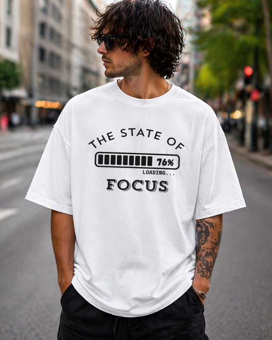 Premium Focus Oversized French Tee